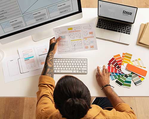 Visual Design and Informative Website Branding