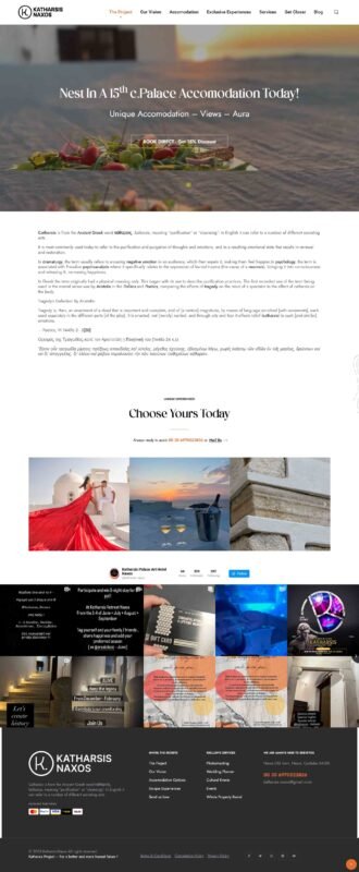 Website Design & Development for Tour Booking