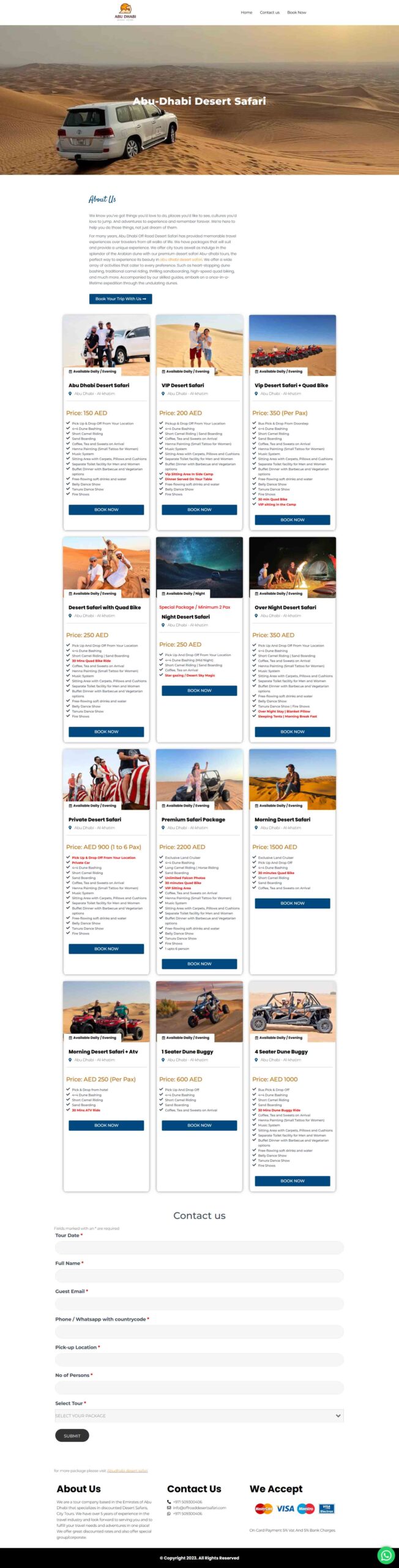 Tour and Travel Functional Website