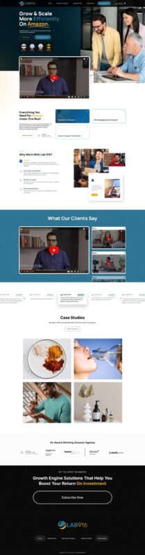 Informative website design